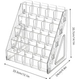 Trading Card Display Stand, 5-Tier Clear Plastic Graded Card Display, Vertical Graded Shelf for Sports, Baseball, Basketball & Gaming Cards In Australia - Darrahopens