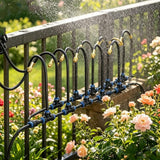 360° Curved Garden Automatic Irrigation System, Adjustable Garden Watering System with 4/10 Spray Nozzles, PE Tubing Irrigation Kit for Outdoor Plants (20M Kit)