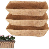 Window Box Liners 24 Inch/30 Inch Coco Liners for Planters 3 Pack - Coconutes Coir Fiber Planter Liner for Hanging Baskets, Fence Flower Baskets In Australia - Darrahopens