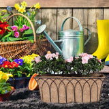 Window Box Liners 24 Inch/30 Inch Coco Liners for Planters 3 Pack - Coconutes Coir Fiber Planter Liner for Hanging Baskets, Fence Flower Baskets In Australia - Darrahopens