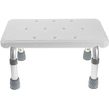 Adjustable Shower Seat for Elderly and Disabled, White Plastic Bath Chair with Non- Feet, Sturdy and Comfortable Design In Australia - Darrahopens