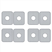 Darrahopens Home & Garden > DIY > Kitchen & Bathroom DIY Silicone Sink Mat, 8 Pack Sink Protectors for Kitchen Sink with Center Drain, Folding Non-Slip Heat Sink Mat,8 x Sink Protectors Mat,Grey In Australia - Darrahopens
