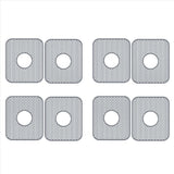 Darrahopens Home & Garden > DIY > Kitchen & Bathroom DIY Silicone Sink Mat, 8 Pack Sink Protectors for Kitchen Sink with Center Drain, Folding Non-Slip Heat Sink Mat,8 x Sink Protectors Mat,Grey In Australia - Darrahopens