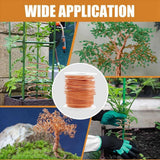 2X Copper Wire, 99.9% Soft Pure Bare Copper Wire for Gardening,Electroculture,16 Gauge/ 1.3 mm Diameter,127 Feet,1 Pound