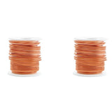 2X Copper Wire, 99.9% Soft Pure Bare Copper Wire for Gardening,Electroculture,16 Gauge/ 1.3 mm Diameter,127 Feet,1 Pound In Australia - Darrahopens