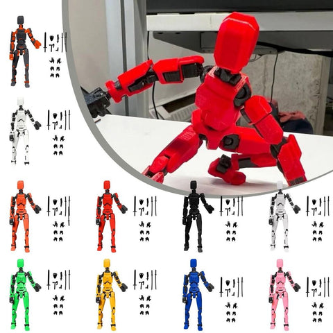T13 Action Figure Set, Dummy Robot Titan 13 Action Figures, Desktop Decorations for Game Lovers Toys,Creative Assembly And Decompression Toys 10 PC In Australia - Darrahopens