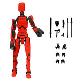 T13 Action Figure Set, Dummy Robot Titan 13 Action Figures, Desktop Decorations for Game Lovers Toys,Creative Assembly And Decompression Toys 10 PC