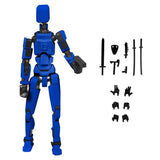 T13 Action Figure Set, Dummy Robot Titan 13 Action Figures, Desktop Decorations for Game Lovers Toys,Creative Assembly And Decompression Toys 10 PC