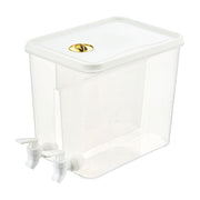 Double Compartment Beverage Dispenser, 8L Capacity for Iced Tea and Mixed Drinks, Leak-Proof Design for Smooth Pouring, Perfect for Parties and Gatherings, Ideal for Adults