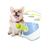 Automatic Dog Ball Launcher with 3 Distance Settings, Includes 3 Mini Tennis Balls, Interactive Indoor Outdoor Dog Toy, Green In Australia - Darrahopens