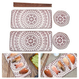 2 Sets Sushi Plate Set Wooden Chopsticks for Eating Utensils in Simple Design In Australia - Darrahopens