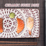 2 Sets Sushi Plate Set Wooden Chopsticks for Eating Utensils in Simple Design In Australia - Darrahopens