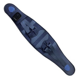 Blue Wireless Waist Massager Y9-A Heating Support Belt Red Light Rechargeable, Portable Back Massage Belt for Pain