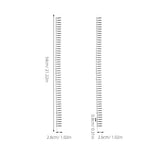 1000Pcs Heavy Duty Drywall Screws with Plastic Chain for Wall Anchors and Picture Hanging