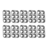 6 Cup Aluminum Cupcake Pans Disposable Aluminum Foil Muffin Tin Baking Pans for Kitchen Oven Baking Cupcake Muffin Pastry Bakeware Supplies In Australia - Darrahopens