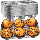 6 Cup Aluminum Cupcake Pans Disposable Aluminum Foil Muffin Tin Baking Pans for Kitchen Oven Baking Cupcake Muffin Pastry Bakeware Supplies In Australia - Darrahopens