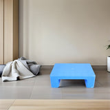 Wear Resistant Blue Plastic Pallet for Basement and Supermarket Storage with Ventilation