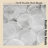360Pcs 2 Inch Round Capiz Shells with 2 Holes Round Natural Shell White Shells for Wind Chimes Jewelry Making Home Decor In Australia - Darrahopens