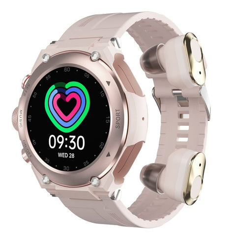 Smart Watch , T92 Smartwatch With Earbuds MP3 Bluetooth Earphones 3-in-1 1.28-inch Smartwatch With Built-in Wireless Earbuds Speaker Circular Fitness Music In Australia - Darrahopens