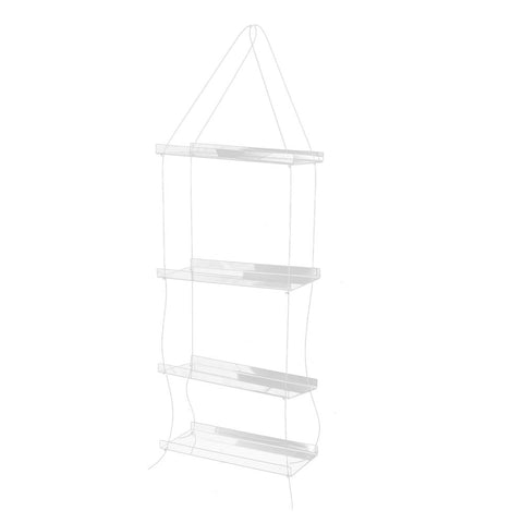 Transparent Acrylic Hanging Plant Shelf 4 Tiered for Indoor Window Use In Australia - Darrahopens