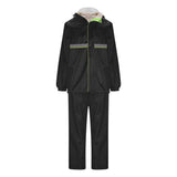 Striped Reflective Rain Suits for Women - Waterproof Hooded Jacket & Pants Set, Safety Outdoor Work Raincoat, Lightweight & Durable, Green In Australia - Darrahopens