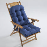 Thick Recliner Cushion with Anti-Slip Straps - Dual-Sided 20X43 Inch Universal Seat Pad for Indoor Outdoor Chairs, Reversible Design