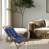 Thick Recliner Cushion with Anti-Slip Straps - Dual-Sided 20X43 Inch Universal Seat Pad for Indoor Outdoor Chairs, Reversible Design