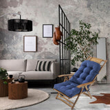 Thick Recliner Cushion with Anti-Slip Straps - Dual-Sided 20X43 Inch Universal Seat Pad for Indoor Outdoor Chairs, Reversible Design
