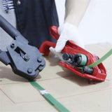 Strapping Tensioner Cutter Manual Banding Tools Belt Baler for PP Strap PET Plastic Strap Red In Australia - Darrahopens