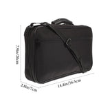 Black PU Oboe Carrying Case with Plush Interior, Wood and Metal Frame , Lightweight and Portable In Australia - Darrahopens