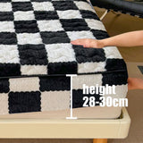 Mattress Encasements Mattress Encasements Full Size Fitted Sheet Protective Cover for Bed Mattress Pocket Sheet Winter Warm Breathable Non Slip for Care Bed Sheet Quilted Fitted Sheet In Australia - Darrahopens