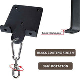 Punching Bag Hanger for Heavy Bag Beam Mount Hardware 360° Rotation Boxing Bag Ceiling Mount I-Beam Heavy Bag Hanger Beam Mount Hooks