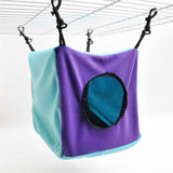 Small Animals Cube Hammock for Ferret, Rat, Chinchilla, Squirrel, Guinea Pig Cage Hanging Warm Hideout Bed