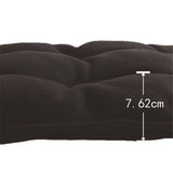 Chew Proof Indestructible Dog Beds for Aggressive Chewers,Durable Dog Crate Pad,Washable Tough Pet Mats for Kennel,Black,S 43*58cm