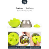 Dog & Cat Interactive Mental Stimulation Toy, Puzzle Treat Ball , Slow Feeding Ball,Puppy Herding Egg Treat Dispenser Tumbler (Green,oniy box)
