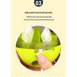 Dog & Cat Interactive Mental Stimulation Toy, Puzzle Treat Ball , Slow Feeding Ball,Puppy Herding Egg Treat Dispenser Tumbler (Green,oniy box)