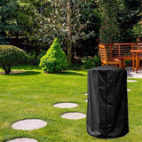 Heavy Duty Waterproof Tabletop Heater Cover, Dustproof/ Wind/ Sunlight/ Snow-Resistant,Winter Patio Heater Covers, Black