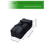 23.6x12.2x9.4 Inch Travel Duffle Bag (52L), Mid-Size Weekender for Overnight Trips, Camping, and Sports Gear Hauling, Water Resistant, Black