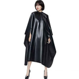 Professional Hair Chemical Hair Shawl Waterproof Bleach Proof Hair Color Dye Shawl, Cape Adjustable Neck Part for Adults and Youth (black)