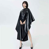 Professional Hair Chemical Hair Shawl Waterproof Bleach Proof Hair Color Dye Shawl, Cape Adjustable Neck Part for Adults and Youth (black)