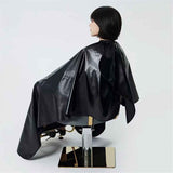 Professional Hair Chemical Hair Shawl Waterproof Bleach Proof Hair Color Dye Shawl, Cape Adjustable Neck Part for Adults and Youth (black)