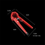 Nut Cracker Tool, Nutcracker Tool for All Nut Walnut Plier with Non-Slip Handle Red Pecan Nut Cracker Tool Multifunction Sheller Opener for Melon Seeds Walnut Chestnut