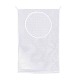 2 pack Hanging Laundry Hamper Bag, Portable Laundry Bag, 29 x 19 Inch Large Foldable Wall Hanging Laundry Basket with 2*2 Adhesive Hooks for Dirty Clothes Organization and Storage