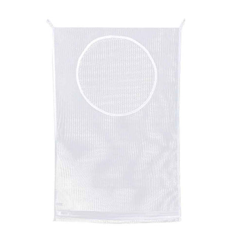 2 pack Hanging Laundry Hamper Bag, Portable Laundry Bag, 29 x 19 Inch Large Foldable Wall Hanging Laundry Basket with 2*2 Adhesive Hooks for Dirty Clothes Organization and Storage