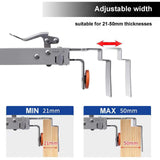 Adjustable Drawer Fixing Clamp, Drawer Front Installation Clips 2Pcs, for Cabinet Installation Tools Drawer Front Fixing Clip