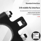 2 pack Inner Tie Rod Removal Tool, 3/8'' Universal Low Profile Tool and Inner Tie Rod Hex Wrench Repair Remover,Inner Tie Rod U-Wrench Repair Mechanic Tools for Quick Dismantling & Installation