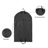 40Inch Garment Bag for Hanging Clothes, Waterproof Dance Costume Bags, Gusseted Hanging Garment Bags for Travel Storage, Kids Garment Bag, Garment Bag for Dance Competitions（Black-2 pack, oniy bag)