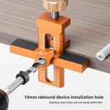 2-in-1 Cabinet Door Mounting Jig, Adjustable Cabinet Door Installation Positioner, Cabinet Door Positioning Tool Jig for Installing Frameless or Face Frame Cabinet Doors