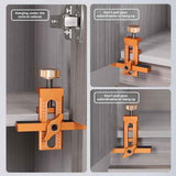 2-in-1 Cabinet Door Mounting Jig, Adjustable Cabinet Door Installation Positioner, Cabinet Door Positioning Tool Jig for Installing Frameless or Face Frame Cabinet Doors