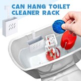 2 Pcs Large Size 4. 33 x 4. 33 x 1. 38 Inch Stainless Steel Toilet Tank Cleaning Tablet Holder with Adjustable Hook to Hang Toilet Cleaner Box